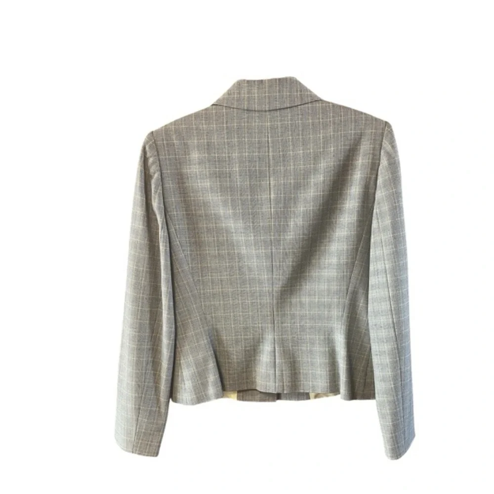 Tahari ASL gray yellow